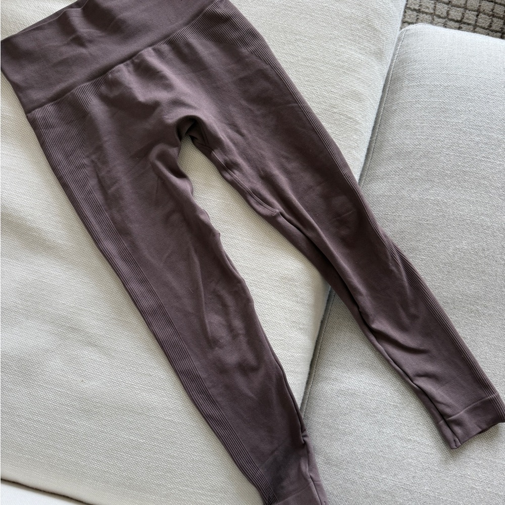 SET Active Brown Ribbed Sports Set - Picture 9 of 11